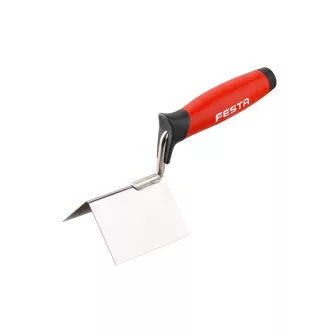   FESTA Maurerlöffel-Ecke außen aus Edelstahl 80/60/60 mit weichem Griff