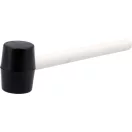 VOREL Gummihammer 230 g Holzstiel 45 mm