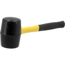 VOREL Gummihammer 1.200 g Fiberglasstiel 76 mm