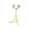 Halogen-Stativ-Doppelreflektor 2 x 400 W