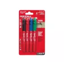 MILWAUKEE Markierstift (schwarz, rot, blau, grün/cs)