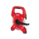 MILWAUKEE Maßband 60 m x 13 mm mit Rahmen-Glasfaserband