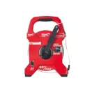 MILWAUKEE Maßband 60 m x 13 mm mit Rahmen-Glasfaserband