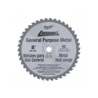 MILWAUKEE Sägeblatt für Metall 203 x 15,87 x 1,8 mm / 42T