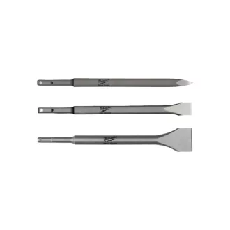 MILWAUKEE Meißelschaftsatz 3-teilig SDS-Plus