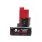 MILWAUKEE Batterie (M12B4) 12 V / 4,0 Ah