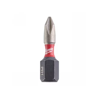 MILWAUKEE Bitspitze PH1 x 25 mm SHOCKWAVE (2 Stück)
