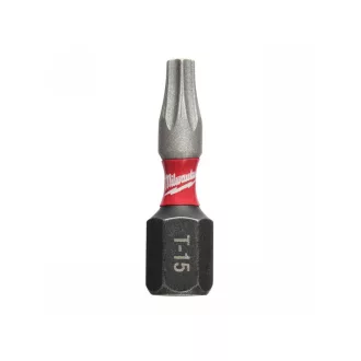 MILWAUKEE Bitspitze Torx TX15 x 25 mm (2 Stück)