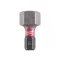 MILWAUKEE Bitspitze Sechskant 12 x 25 mm Shockwave Impact Duty (2 Stück)