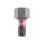 MILWAUKEE Bitspitze Sechskant 12 x 25 mm Shockwave Impact Duty (2 Stück)