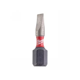 MILWAUKEE Bit-Set SL0,6 x 4,5 x 25 mm, 2-teilig, Shockwave