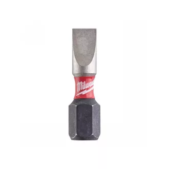MILWAUKEE Bit SL0,8 x 5,5 x 25 mm Shockwave (2 Stück)