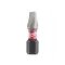 MILWAUKEE Bit-Set SL1,2 x 6,5 x 25 mm, 2-teilig, Shockwave