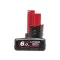 MILWAUKEE Batterie (M12B6) 12 V / 6,0 Ah