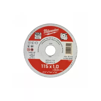   MILWAUKEE Trennscheibe für Metall 115 x 1,0 x 22,2 mm gerade SCS41 (200 Stück)