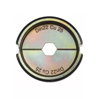   MILWAUKEE Crimpeinsatz für DIN22 Cu 25 Sechskantform M18 HCCT-Maschine