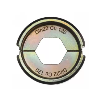   MILWAUKEE Crimpeinsatz für DIN22 Cu 120 Sechskantform M18 HCCT-Maschine