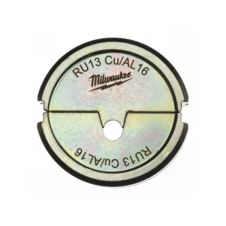   MILWAUKEE Crimpeinsatz RU13 CU/AL16 runde Form M18 für Maschine HCCT109/42