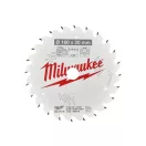 MILWAUKEE Sägeblatt für Holz 160 x 20 x 2,2 mm /24T ATB