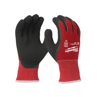   MILWAUKEE Arbeitsschutzhandschuh schnittfest, mit Nitrilbeschichtung, WINTER 1/A - L/9 (1 Paar)