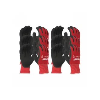   MILWAUKEE Arbeitsschutzhandschuhe schnittfestes Nitril getaucht WINTER 1/A-XL/10 (12 Paar) (4932479002-XL)