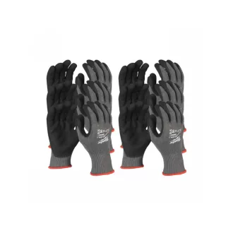   MILWAUKEE Arbeitsschutzhandschuhe schnittfest doppelt nitrilgetaucht 5/E - XXL/11 (12 Paar)