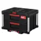 MILWAUKEE Aufbewahrungstruhe mit 2 Schubladen PACKOUT