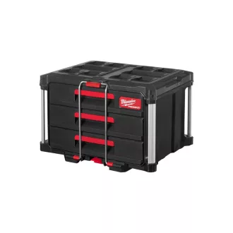 MILWAUKEE Aufbewahrungstruhe mit 3 Schubladen PACKOUT™