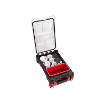   MILWAUKEE Kreisstanzer-Set, 12-teilig, Bimetall im Co-Packout-Organizer, Lochdozer