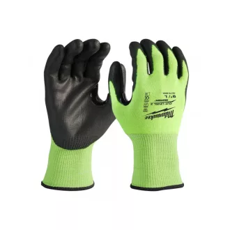   MILWAUKEE Arbeitsschutzhandschuhe schnittfest Level 3 L/9 Hi-Vis