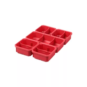   MILWAUKEE Herausnehmbare Aufbewahrungsbox für schmalen PACKOUT Organizer 5-teilig