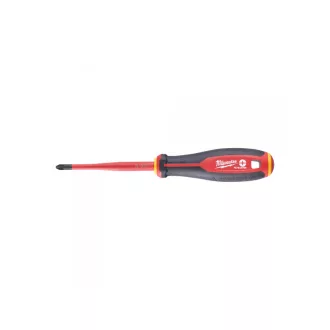   MILWAUKEE Schraubendreher PZ2/SL2 x 100 mm Tri-Lobe isoliert bis 1000 V