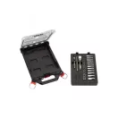 MILWAUKEE Steckschlüsselsatz 28-teilig 1/4" 5-15 mm im PACKOUT schmalen Organizer