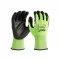 MILWAUKEE Arbeitsschutzhandschuhe schnittfest HI-VIS 4/C - L/9 große Größe (144 Paar/Karton)