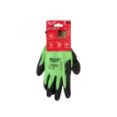 MILWAUKEE Arbeitsschutzhandschuhe schnittfest HI-VIS 4/C - L/9 große Größe (144 Paar/Karton)