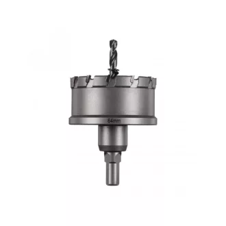   MILWAUKEE TCT Lochsäge 64 mm mit 3-Seiten-Aufnahme Edelstahl