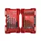 MILWAUKEE Universal-Bohrerschaft, Bit und HSS-TiN-Schlangenbohrer-Set, 39-teilig, 1/4 Zoll Sechskant