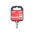 MILWAUKEE Steckschlüssel 1/4" 4 mm