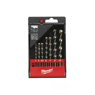   MILWAUKEE Steinbohrer-Set 8-teilig (3 / 4 / 5 / 6 / 7 / 8 / 9 / 10 mm)