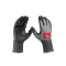 MILWAUKEE Arbeitsschutzhandschuhe schnittfest PU getaucht 4/D - S/7 Hi-Dex (12 Paar/Karton)