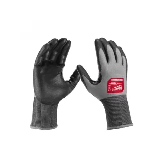   MILWAUKEE Arbeitsschutzhandschuhe schnittfest PU getaucht 4/D - XL/10 Hi-Dex (12 Paar/Karton)