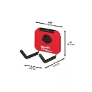 MILWAUKEE Aufhänger gerade für 100 mm PACKOUT™-Montageplatte