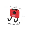 MILWAUKEE Aufhänger für gebogene 80-mm-PACKOUT™-Montageplatte