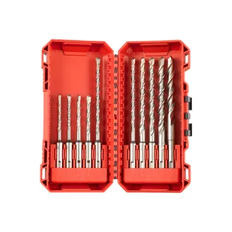 MILWAUKEE M2 Zweischneidiger Bohrer Satz 10-teilig SDS-Plus