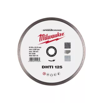   MILWAUKEE Diamant-Trennscheibe 125 x 2,3 x 10 x 22,2 mm, kontinuierlich, Speedcross DHTI