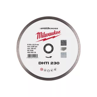   MILWAUKEE Diamant-Trennscheibe 230 x 2,3 x 10 x 22,2 mm, kontinuierlich, Speedcross DHTI