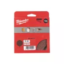 MILWAUKEE Klett-Schleifpad STD 125 mm / P60 8 Löcher (10 Stück)