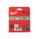 MILWAUKEE Klett-Schleifpad STD 125 mm / P80 8 Löcher (10 Stück)