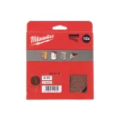 MILWAUKEE Klett-Schleifpad STD 150 mm / P60 6 Löcher (10 Stück)