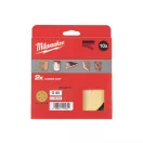 MILWAUKEE Klett-Schleifpad HP 150 mm / P80 8 Löcher (10 Stück)